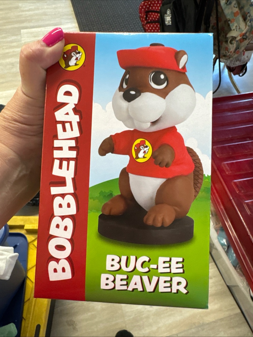 Buc-ee Beaver Bobblehead Buc-ee's Ex Collectible 6.5" Tall Roadtrip Sidekick NIB